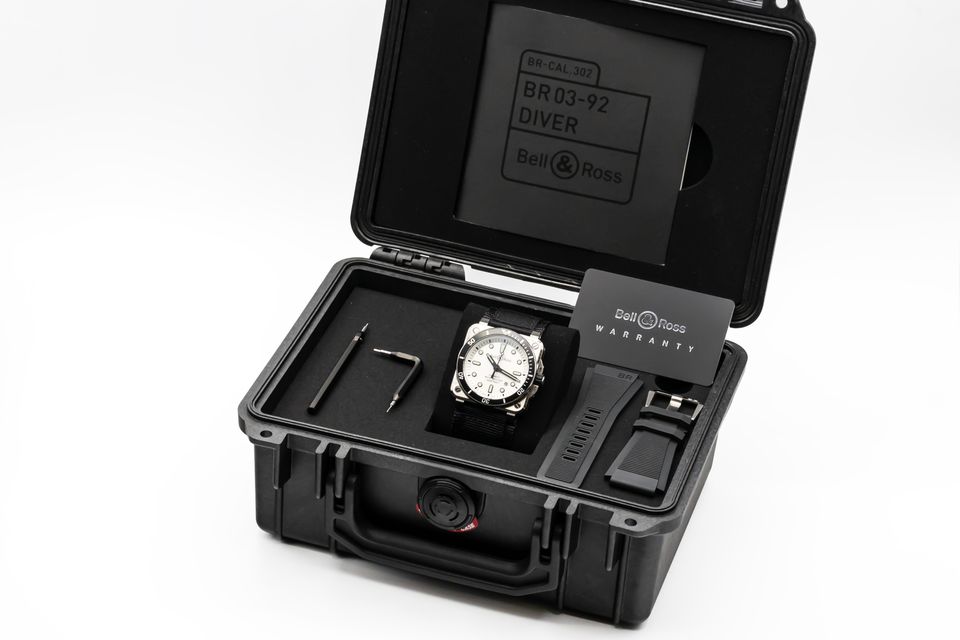 Bell and Ross BR03-92 BR0392-D-WH-ST/SRB Image 7